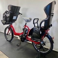 1年保証 送料無料　ヤマハ　パスキッス　20インチ　赤色　電動アシスト自転車　g115の画像