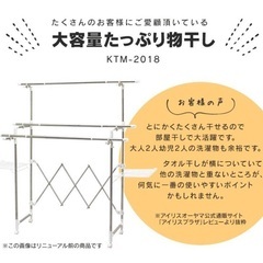 アイリスオーヤマ 室内物干し 折りたたみ 物干しスタンドの画像