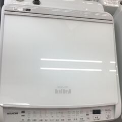 HITACHI 2023年製 タテ型洗濯乾燥機 BW-DV80H(W)の画像