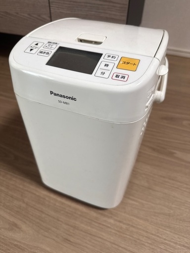 Panasonic ホームベーカリー SD-MB1-W Amazon | パナソニック ホームベーカリー 1斤タイプ ホワイト SD-MB1-W