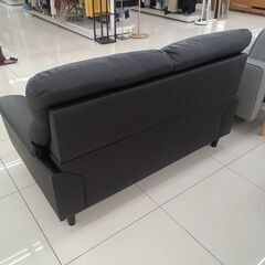 ★リユースのサカイ日立店★HJ7997 NITORI 2人掛けソファ ブラック H86×D82×W135 クリーニング済み の画像