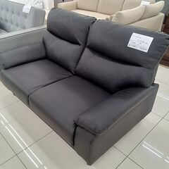 ★リユースのサカイ日立店★HJ7997 NITORI 2人掛けソファ ブラック H86×D82×W135 クリーニング済み の画像