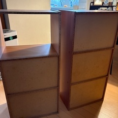 カラーボックス2個　引き取り限定の画像