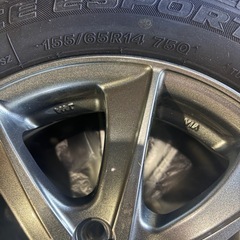 スタッドレスタイヤ　ice esporte 155/65r14　　　の画像
