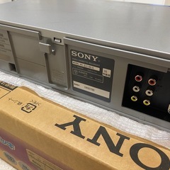動作品　SONY　ソニー VHSビデオデッキ SLV-NX15　純正リモコン付きの画像