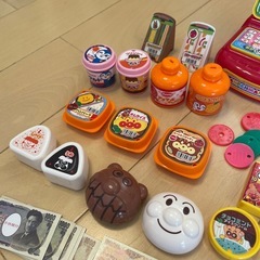 タッチでPi！アンパンマン ミニレジスター　小物セットの画像