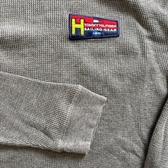 新品TOMMY HIL FIGER ワッフル地長袖TシャツSサイズの画像