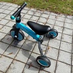 三輪車⇔ストライダー切替OK！工具不要・六角レンチ付きの画像