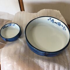 お値下げ【昭和レトロ】未使用品 5客 有田焼 刺身鉢揃 親峯 小鉢 皿 陶磁器 陶芸 工芸品 和食器 ヴィンテージ 共箱 木箱の画像