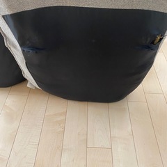 座椅子　2セット（グレー）の画像