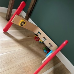 美品　IKEA ベビージム　木製　おもちゃ　0歳〜の画像