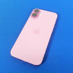 【JM9929】SIMフリー Apple アップル iPhone 16 Plus 128GB ピンク MXVD3J/A バッテリー100%の画像