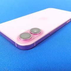 【JM9929】SIMフリー Apple アップル iPhone 16 Plus 128GB ピンク MXVD3J/A バッテリー100%の画像