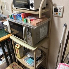 キッチン家電棚の画像