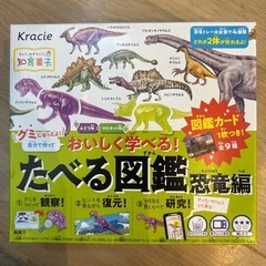 【子供と一緒にたのしむ】知育菓子　たべる図鑑　恐竜編の画像
