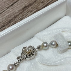 IDENTIFICATIONofPEARL 真珠ネックレス　イヤリング　セット　 真珠鑑別書付きの画像