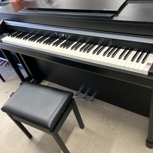 ☆値下げ☆ロ2510-284 KAWAI CA97B 電子ピアノ 2015年製 3本ペダル イス付き 88鍵盤 一部鍵盤重いです 通電