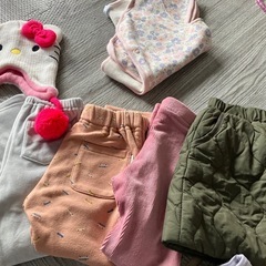 秋冬女児おもに100×11着、おまけ4着の画像