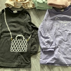 秋冬女児おもに100×11着、おまけ4着の画像
