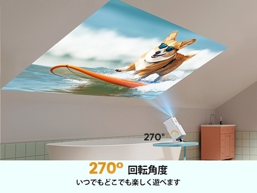 【未使用新品】高性能ポータブルプロジェクター