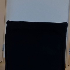 折りたたみ式コンパクト座椅子 100-SNC041 ブラック の画像