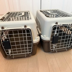 【2個セット】ペットキャリー ハードタイプ 小型犬・猫用 通院 移動用の画像