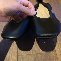 ふわふわインソール靴　黒の画像