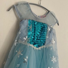 エルサ　なりきりドレス　110㎝の画像