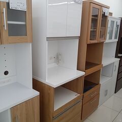 ★リユースのサカイ日立店★HJ8003 NITORI レンジボード ナチュラルブラウン H202.5×D50.5×W60.5 クリーニング済み の画像