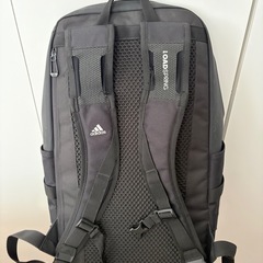 adidas バックパック　くろ黒の画像