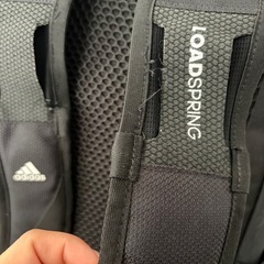 adidas バックパック　くろ黒の画像