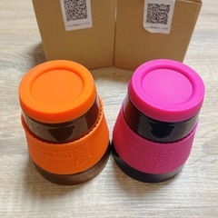 mister donutミスド　 シリコンカバー付きカップ　2個セット の画像