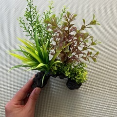 水草　人工プランツ　緑の人工装飾　アクアリウム水槽　偽造水草の画像