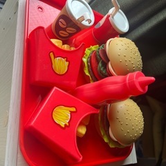 おもちゃ　ハンバーガーセット　新品に近いの画像