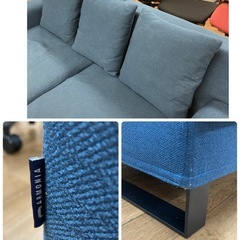 ジモティー限定価格！S719 ⭐ 人気モデル ARMONIA アルモニアソファ CIELO シエロ 幅202cm USED の画像