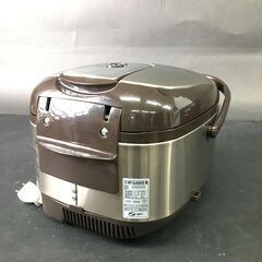 ZOJIRUSHI/象印 炊飯器 極め炊き NP-GJ05KS-XT 2020年製 動作確認済 ステンレスブラウン/茶色 25j菊TKの画像