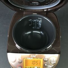 ZOJIRUSHI/象印 炊飯器 極め炊き NP-GJ05KS-XT 2020年製 動作確認済 ステンレスブラウン/茶色 25j菊TKの画像