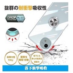 AQUOS wish5用スマホケース・クリアの画像