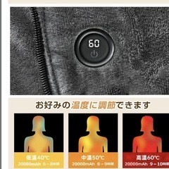 ひざ掛け 電気ブランケット　急速発熱　アウトドア 泊用 車中泊 洗える 防寒対策の画像
