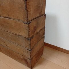 【取引中】木箱　年代物の画像