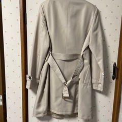 しまむら　ベージュトレンチコートビジネスリクルート就活フォーマルLサイズの画像