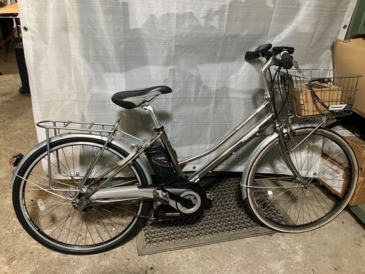 愛知、岐阜、三重送料無料！！最終値下げ！高級電動自転車！！【電動アシスト自転車 パナソニック 「チタンライトEB」 軽量チタンフレーム】すぐお乗り頂けます！整備済！