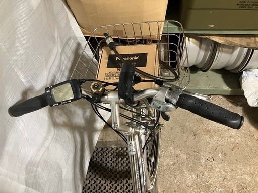 愛知、岐阜、三重送料無料！！最終値下げ！高級電動自転車！！【電動アシスト自転車 パナソニック 「チタンライトEB」 軽量チタンフレーム】すぐお乗り頂けます！整備済！ 愛知、岐阜、三重送料無料！！最終値下げ！高級電動自転車！！【電動