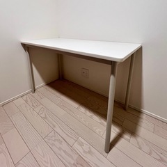 廃盤希少 無印良品 MUJI システムデスク 天板 メラミン 幅120×奥行60 白の画像