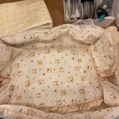 赤ちゃんの寝床の画像