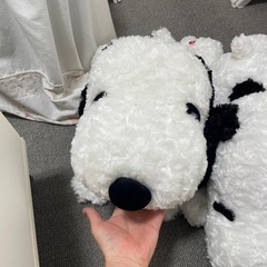 スヌーピー大ぬいぐるみ1個300円の画像