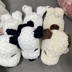 スヌーピー大ぬいぐるみ1個300円の画像