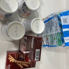 お菓子、スープご飯の画像