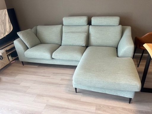 ニトリ　ファブリックソファ 3人掛