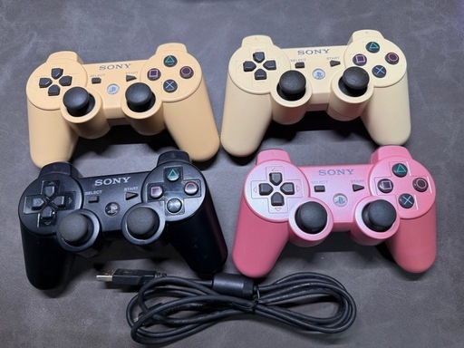 ✨ PS3本体＋コントローラー4台＋ソフト3本セット！動作確認・初期化済み ✨